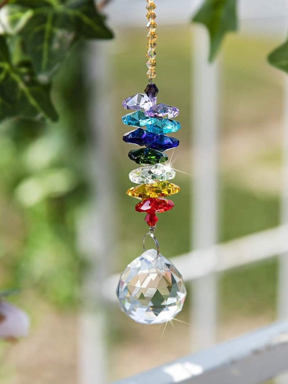 H&D Hyaline&Dora H&D 30mm Chandelier Crystals Ball Prisms Rainbow Octogon Chakra